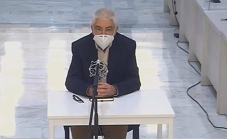 José Antonio López Ruiz, alias 'Kubati', durante su declaración en la Audiencia Nacional.