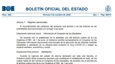 El decreto del estado de alarma no refleja la ley para sancionar las infracciones