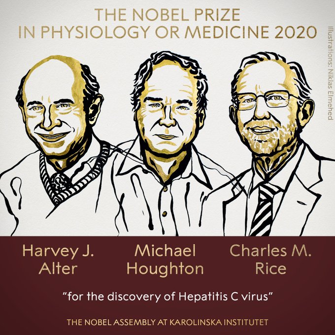 Los descubridores del virus de la hepatitis C, Premio Nobel de Medicina 2020