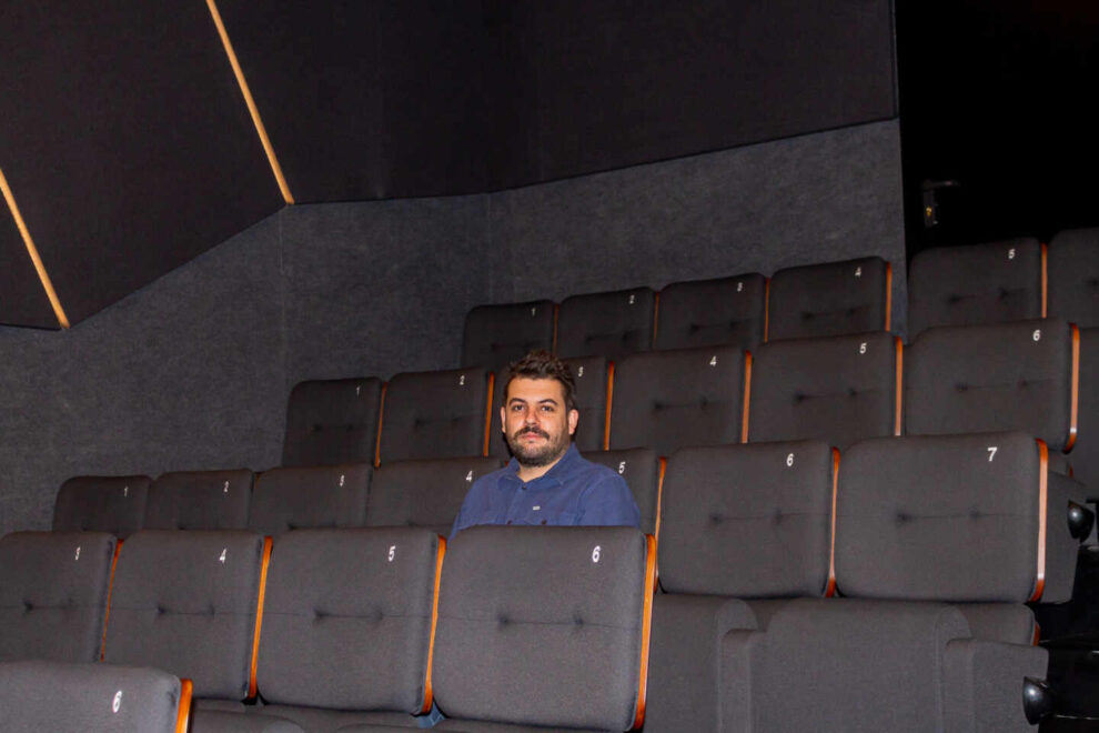 Fernando García Lobo en los Cines Embajadores. 