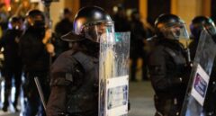 Unos 50 CDR se concentran en la plaza Sant Jaume de Barcelona "contra la represión"