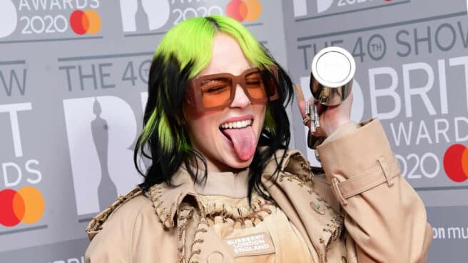Billie Eilish en los BRIT Awards celebrados en Londres el pasado febrero. Billie Eilish en los BRIT Awards celebrados en Londres el pasado febrero.
