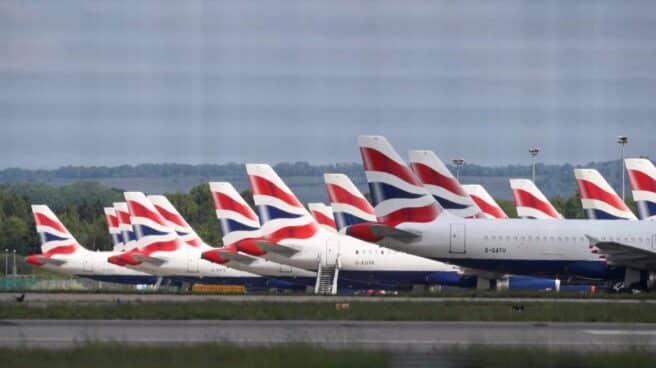 Aviones de British Airways.