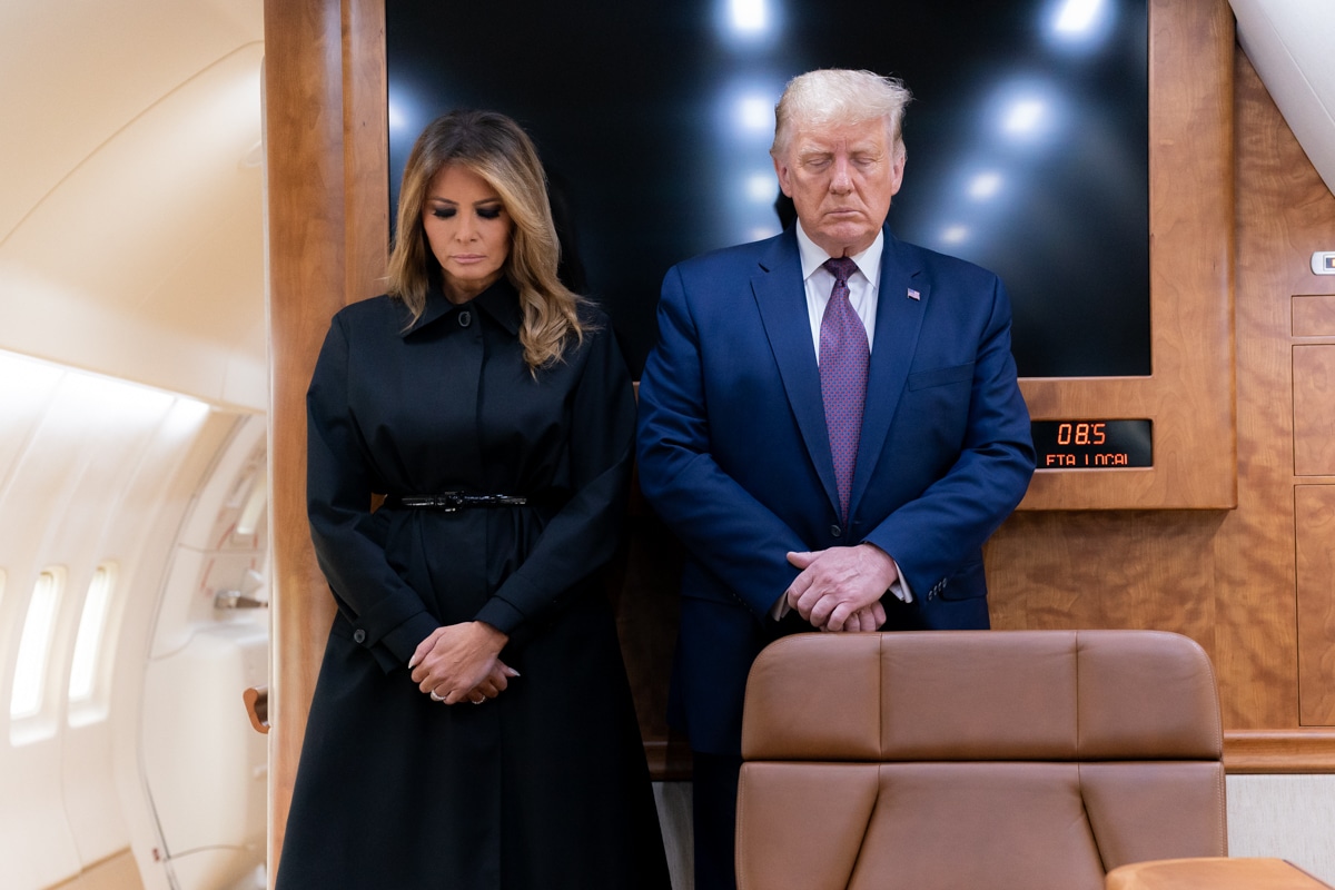 Melania y Donald Trump.