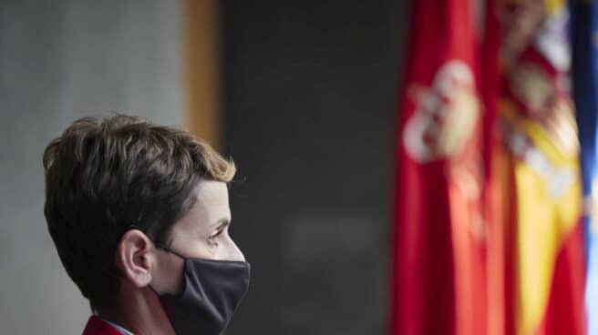 La presidenta del Gobierno de Navarra, María Chivite.