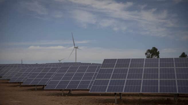 Paneles solares de la planta Andévalo (Huelva) de Iberdrola.