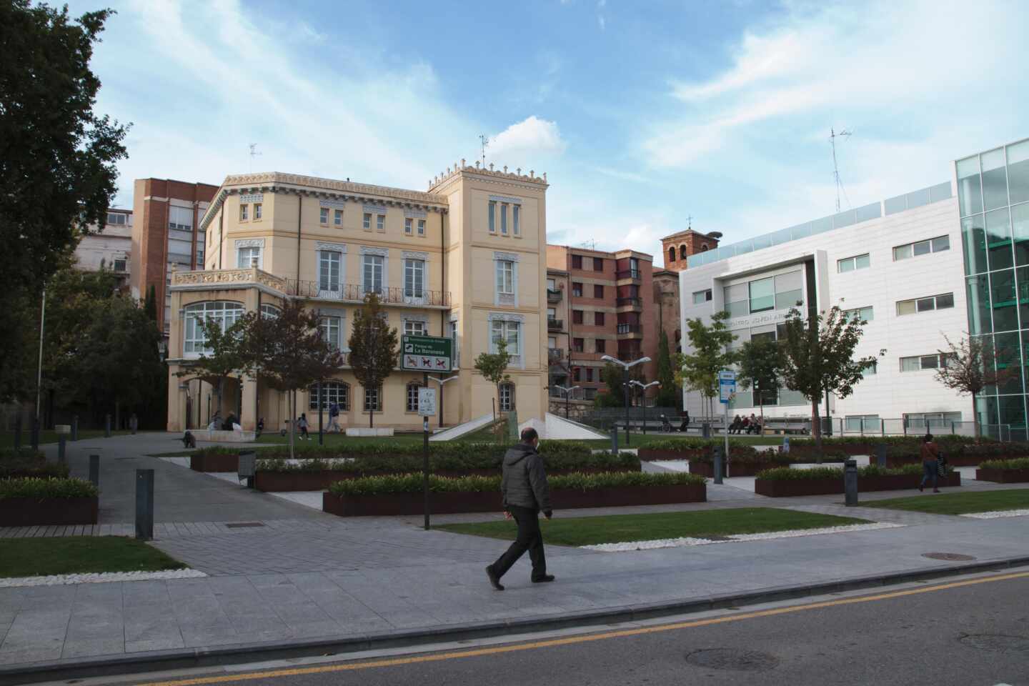 Una calle de Arnedo, La Rioja, durante el confinamiento iniciado el 1 de octubre de 2020.