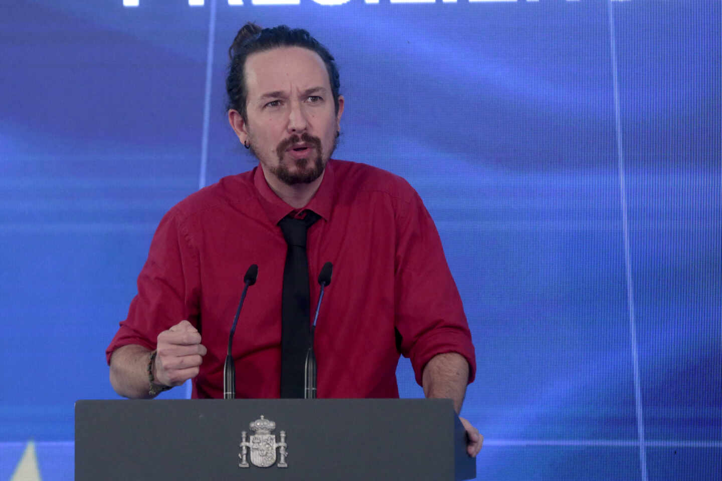 El vicepresidente segundo del Gobierno y Ministro de Derechos Sociales y Agenda 2030, Pablo Iglesias.