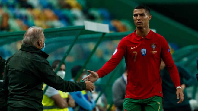 Ronaldo con la Selección Portuguesa.