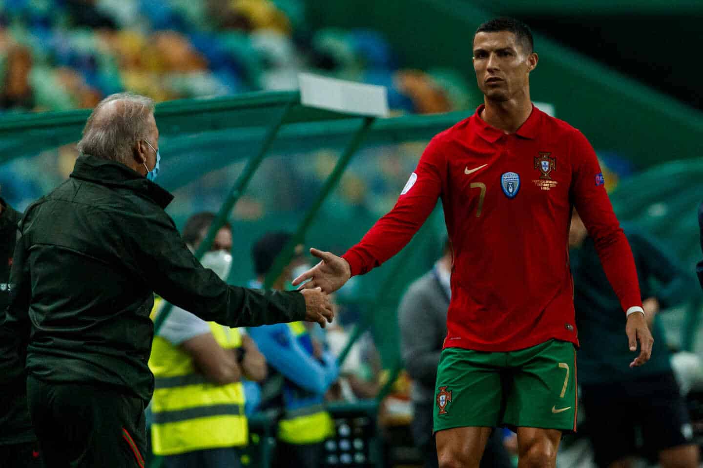 Ronaldo con la Selección Portuguesa.