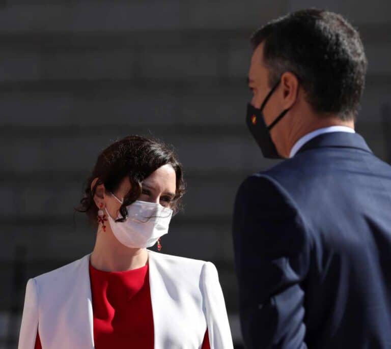 Sánchez le ofrece a Ayuso la colaboración del Gobierno contra el temporal