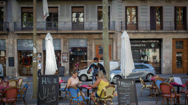 Terraza de Barcelona.