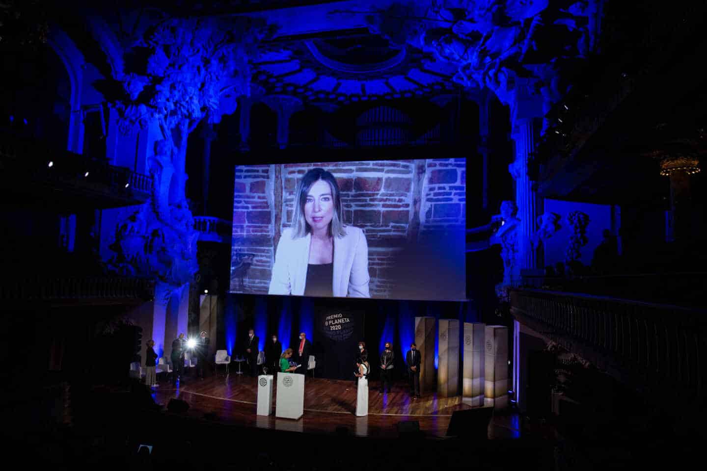 Sandra Barneda en los Premios Planeta.