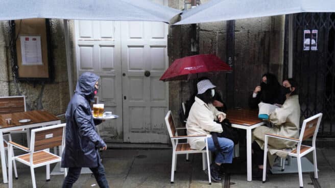 Terraza en Santiago de Compostela.