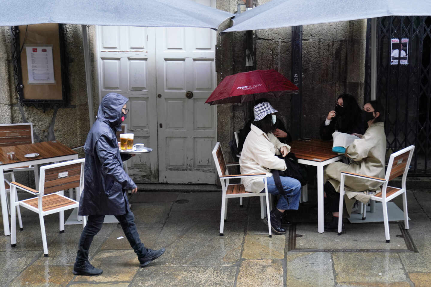 Terraza en Santiago de Compostela.