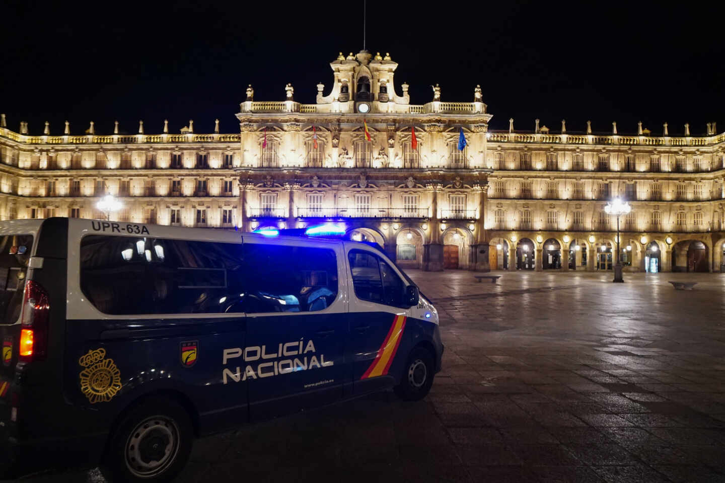 Toque de queda en Salamanca.