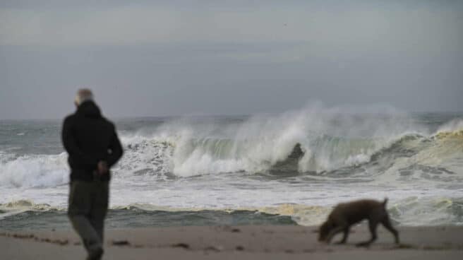 Olas en el litoral coruñés.