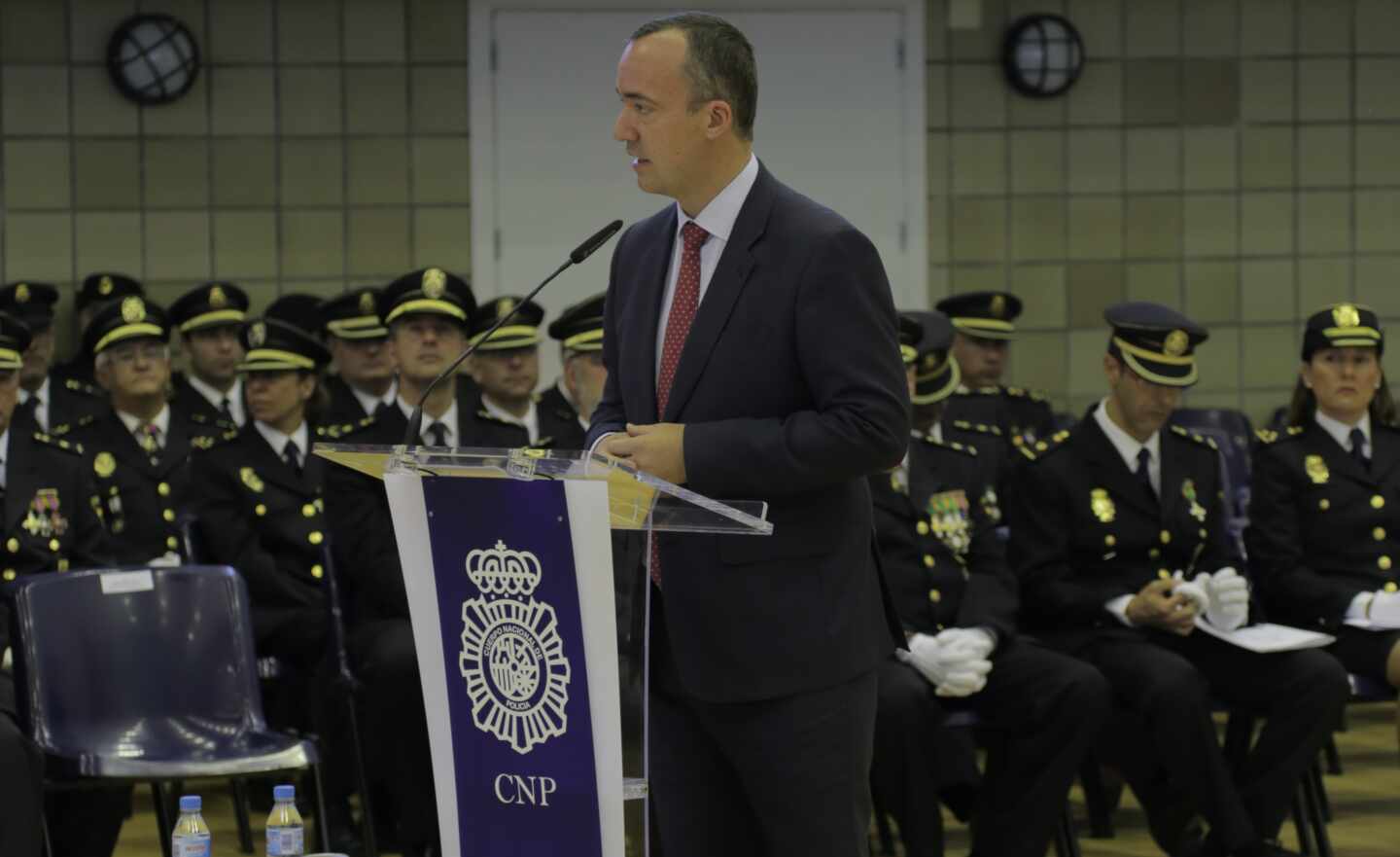 Francisco Martínez, en un acto de la Policía durante su etapa como 'número dos' de Interior.