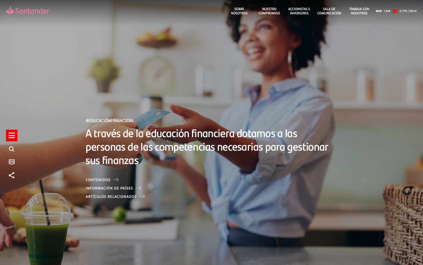 Nueva plataforma online de educación financiera de Banco Santander