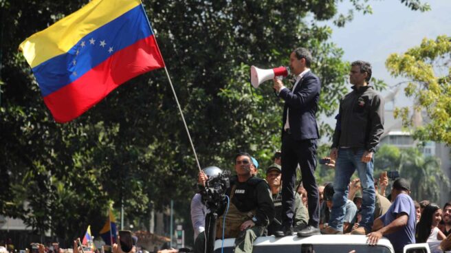 Leopoldo López y Juan Guaidó