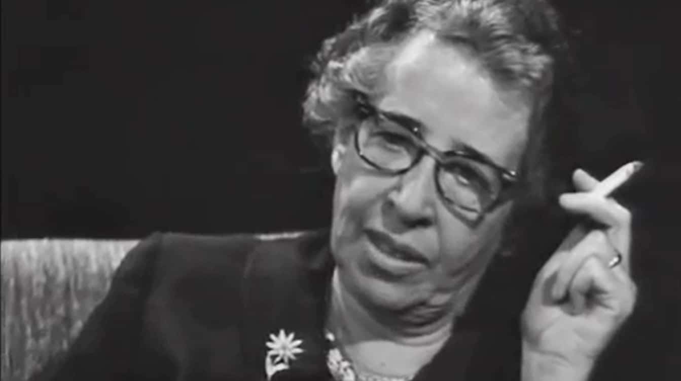 Hannah Arendt en una entrevista con ZDF en 1964