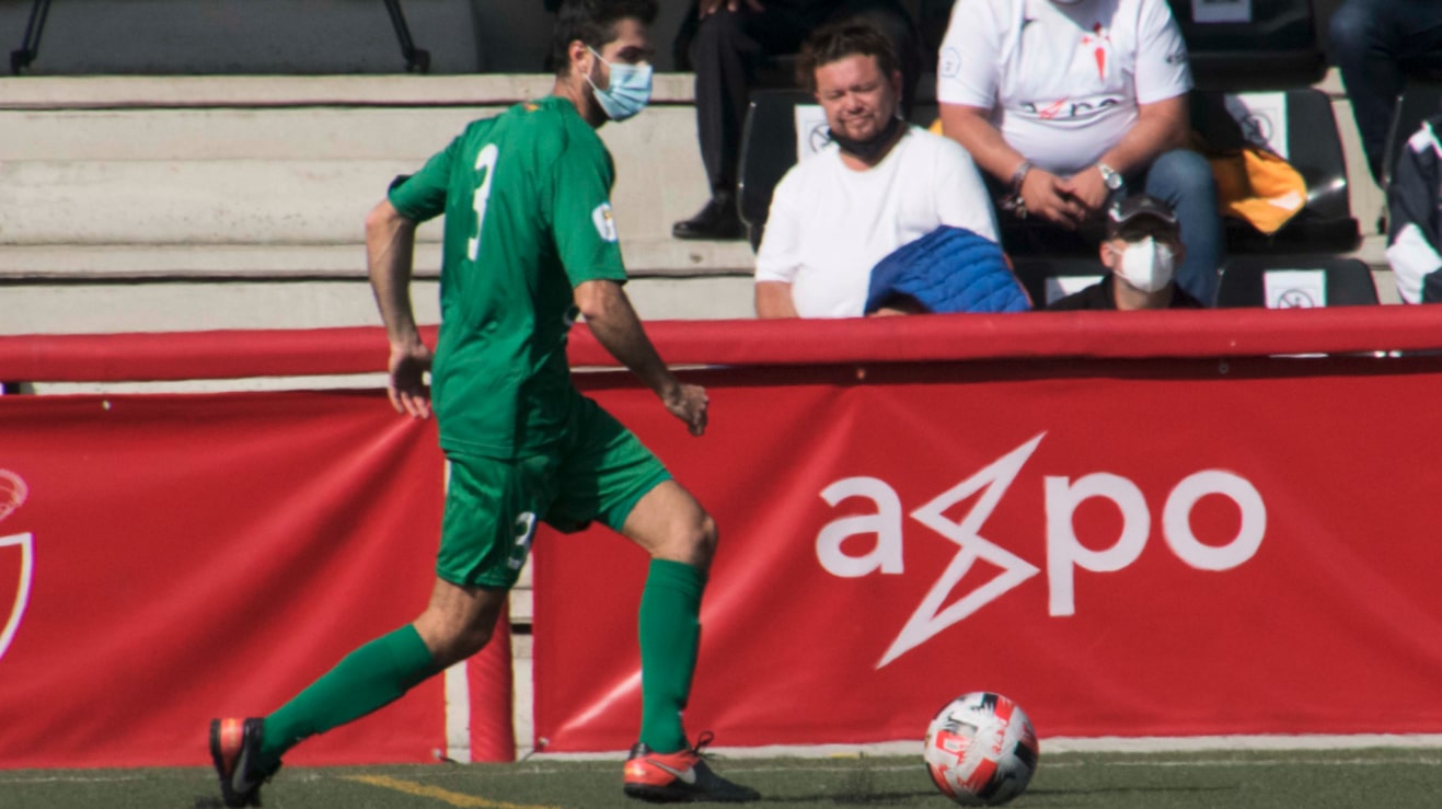 Javier del Val, en el partido disputado el domingo