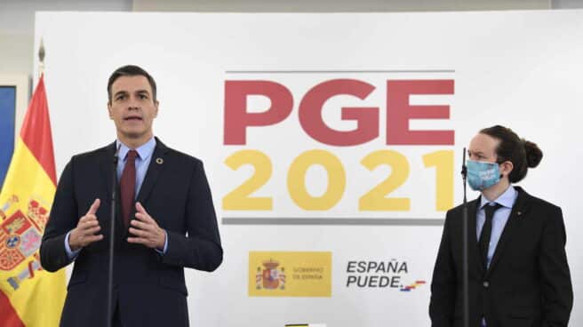 Sánchez e Iglesias presentan las claves de los Presupuestos Generales del Estado 2021