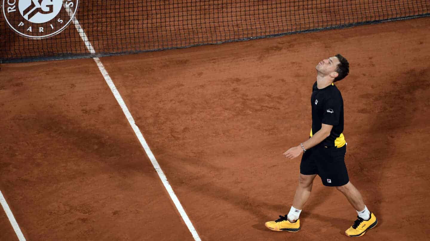 Schwartzman, tras ganar a Thiem en los cuartos de final de Roland Garros