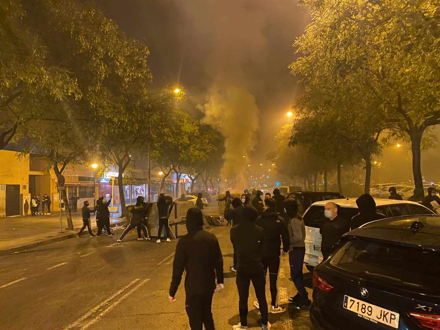 Incidentes en Sevilla