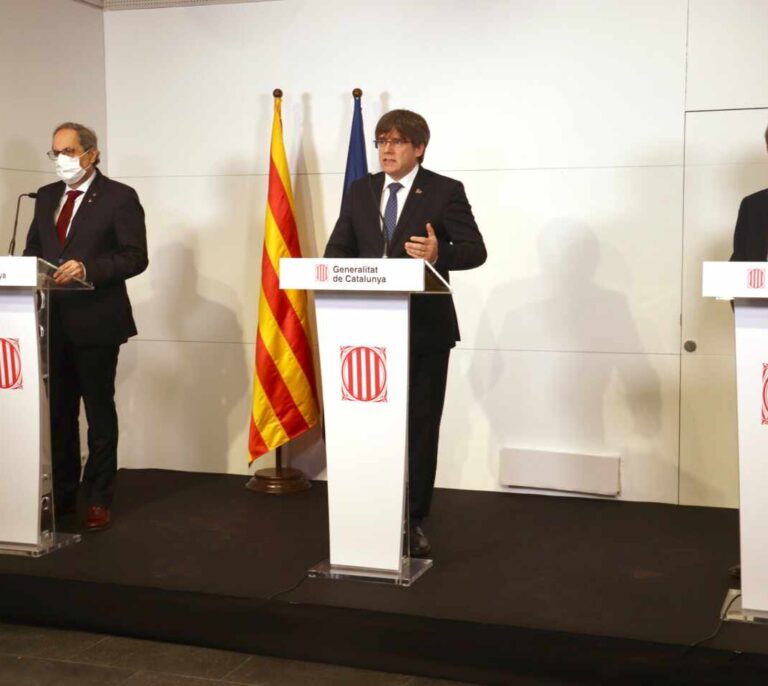 Puigdemont señala al Rey: "Durante su mandato se ha inhabilitado a todos los presidentes catalanes"
