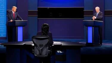 La versión moderada de Trump se impone en un debate dirigido a los indecisos