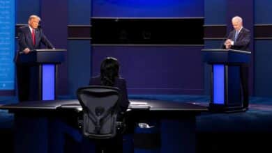La versión moderada de Trump se impone en un debate dirigido a los indecisos