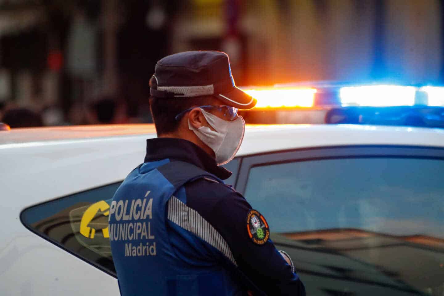 Un agente de la Policía Municipal de Madrid, en una imagen de archivo.