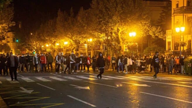 Disturbios en Logroño.