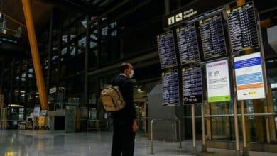 Las aerolíneas recortan cuatro millones de asientos en vuelos a España para este mes