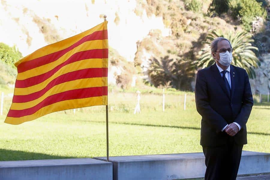 Quim Torra, presidente cuando la Generalitat pidió su personación en el caso del 3%.