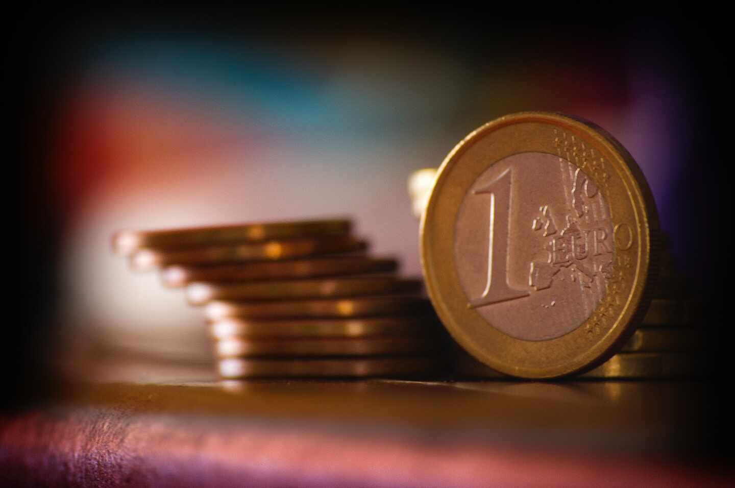 Monedas de 1 euro.