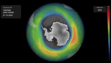 El agujero de ozono antártico de 2020, de los mayores y más profundos de los últimos años