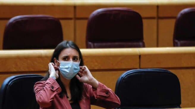 Irene Montero, en el Senado.