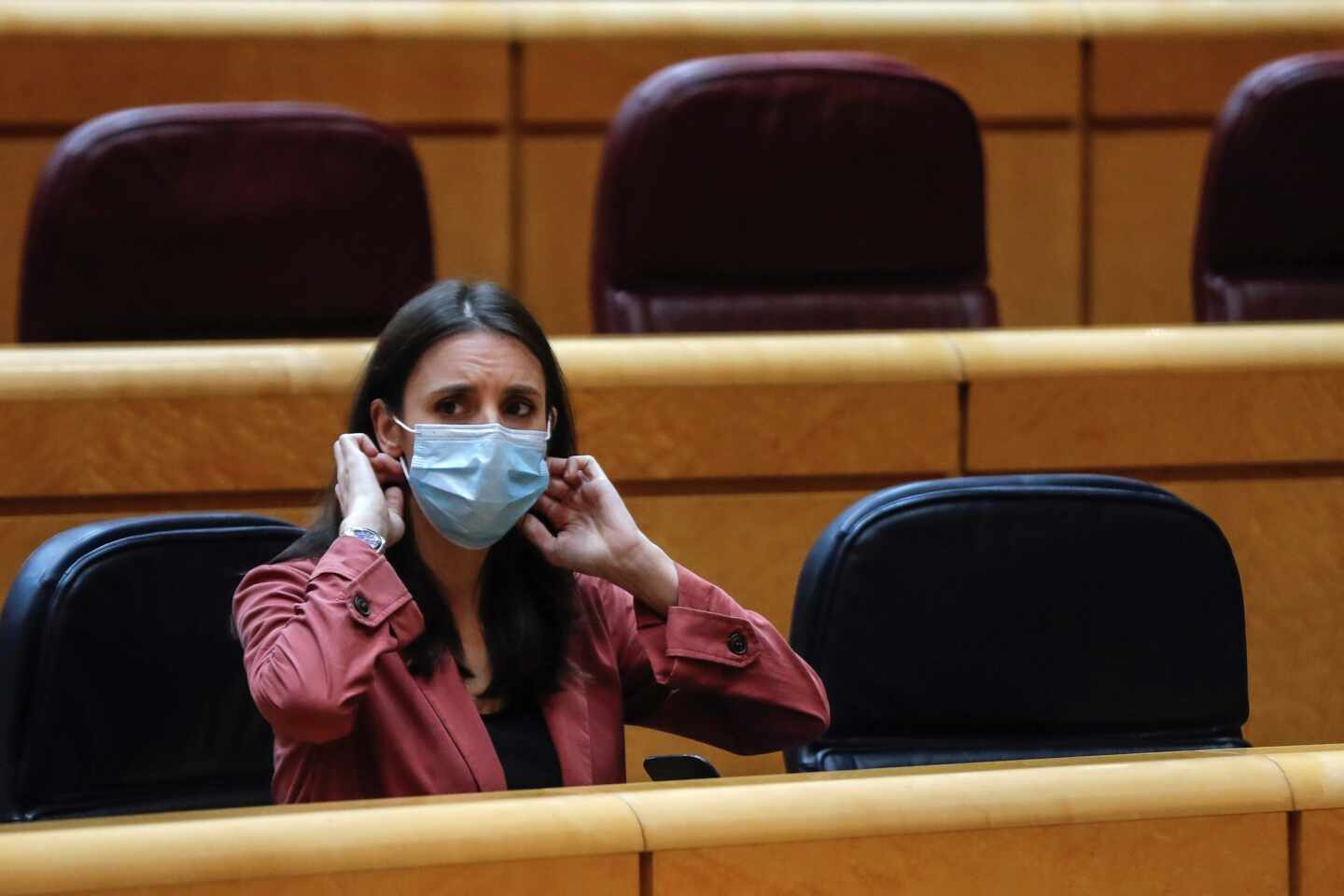 Irene Montero, en el Senado.