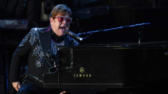 Elton John, durante un concierto en Australia.