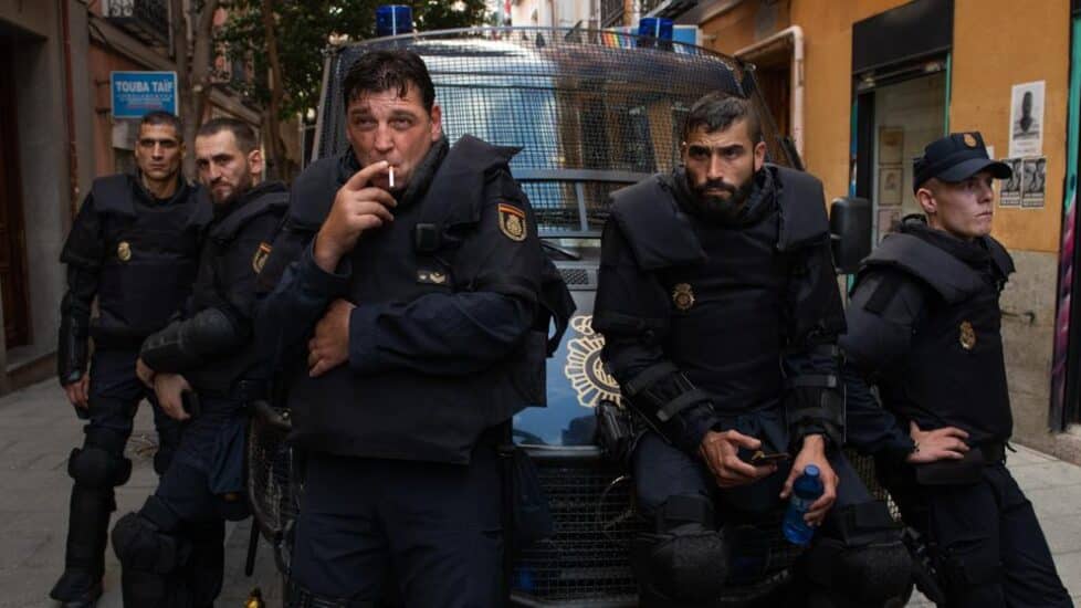 Fotograma de ‘Antidisturbios’. Jaime Olmedo/Enrique Baró.