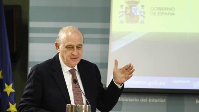 Fernández Díaz, en una comparecencia durante su etapa como ministro del Interior. Fernández Díaz, en una comparecencia durante su etapa como ministro del Interior.