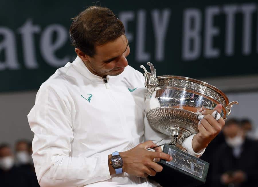 Rafael Nadal, con su 13º título en Roland Garros.