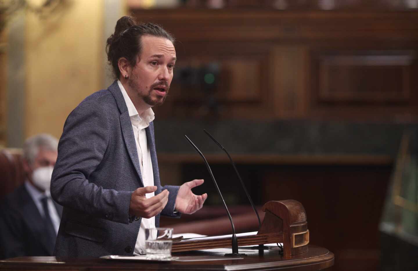 Pablo Iglesias, en el Congreso.