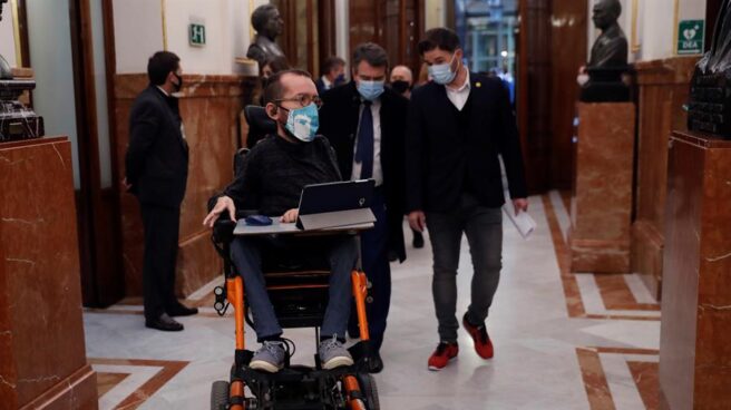 El portavoz parlamentario de Podemos, Pablo Echenique.
