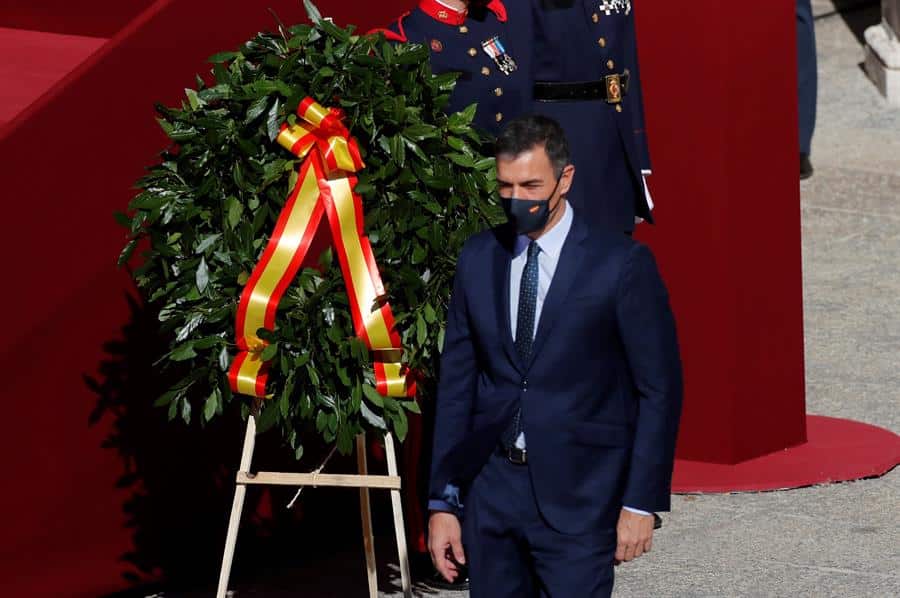 Pedro Sánchez, en los actos del 12 de octubre.