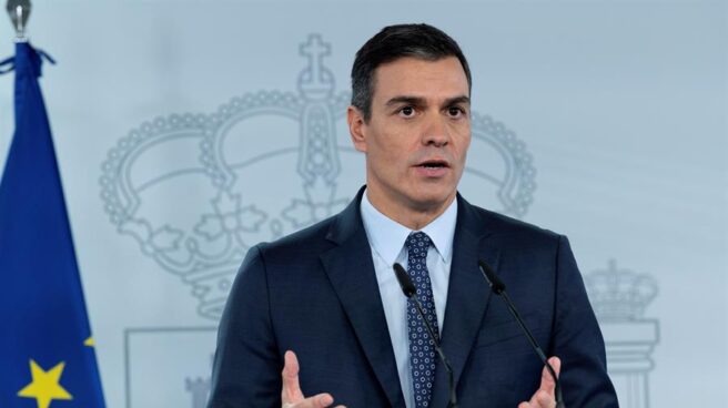 Pedro Sánchez anuncia la declaración del nuevo estado de alarma. Pedro Sánchez anuncia la declaración del nuevo estado de alarma.