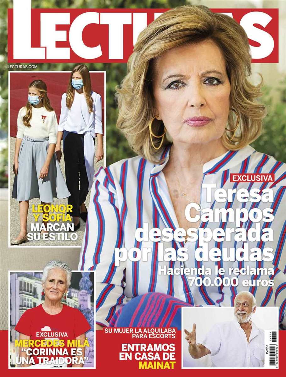 María Teresa Campos en la portada de esta semana de ‘Lecturas’.