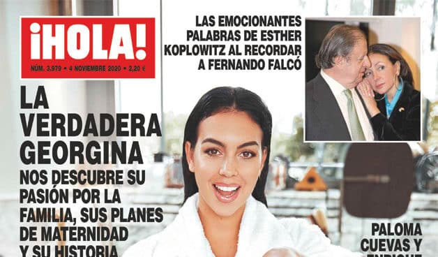 Georgina Rodríguez en la portada de '¡Hola!'